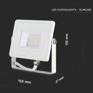 20W LED Floodlight SMD SAMSUNG CHIP White Body 4000K