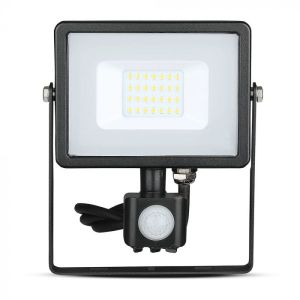 20W LED Sensor Floodlight SAMSUNG CHIP Cut-OFF Function Black Body 3000K