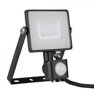 30W LED Sensor Floodlight SAMSUNG CHIP Cut-OFF Function Black Body 4000K