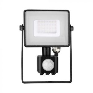 30W LED Sensor Floodlight SAMSUNG CHIP Cut-OFF Function Black Body 4000K