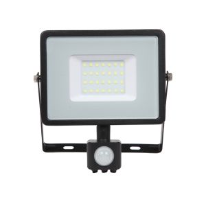 30W LED Sensor Floodlight SAMSUNG CHIP Cut-OFF Function Black Body 6400K