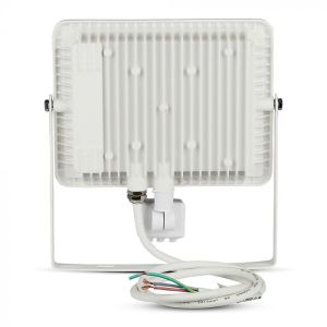 50W LED Sensor Floodlight SAMSUNG CHIP Cut-OFF Function White Body 3000K