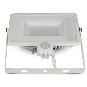 50W LED Sensor Floodlight SAMSUNG CHIP Cut-OFF Function White Body 4000K