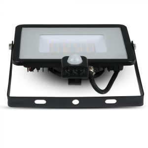 50W LED Sensor Floodlight SAMSUNG CHIP Cut-OFF Function Black Body 6400K