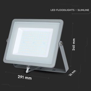 100W LED Floodlight SMD SAMSUNG CHIP Grаy Body 3000K