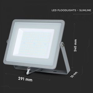 100W LED Floodlight SMD SAMSUNG CHIP Grаy Body 4000K