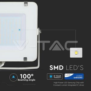 150W LED Floodlight SMD SAMSUNG CHIP White Body 3000K