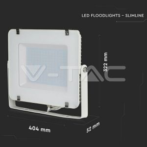 150W LED Floodlight SMD SAMSUNG CHIP White Body 3000K