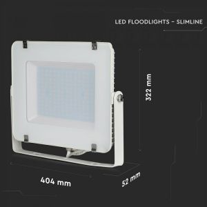 150W LED Floodlight SMD SAMSUNG CHIP White Body 3000K