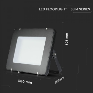 400W LED Floodlight SMD SAMSUNG CHIP SLIM Black Body 6400K 120LM/W