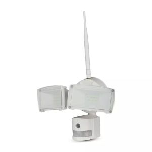 18W LED Floodlight With WIFI Sensor Camera White 6000K