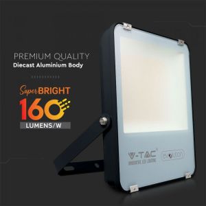 100W LED Floodlight Black Body 4000K 160LM/W