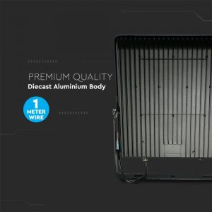 100W LED Floodlight Black Body 4000K 160LM/W