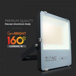 200W LED Floodlight Black Body 6400K 160LM/W