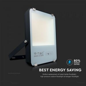 200W LED Floodlight Black Body 6400K 160LM/W