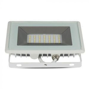 30W LED Floodlight SMD E-Series White Body 3000K