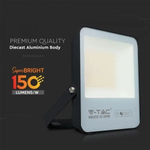 100W LED Floodlight Black Body 3000K 160LM/W