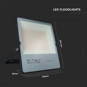 150W LED Floodlight Black Body 4000K 160LM/W