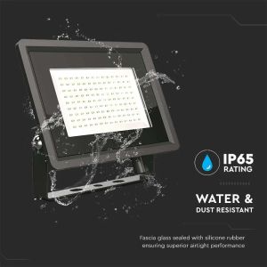 100W LED Floodlight SMD Black Body 4000K F-CLASS