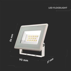 10W LED Floodlight SMD White Body 3000K F-CLASS