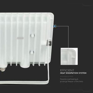 10W LED Floodlight SMD White Body 3000K F-CLASS