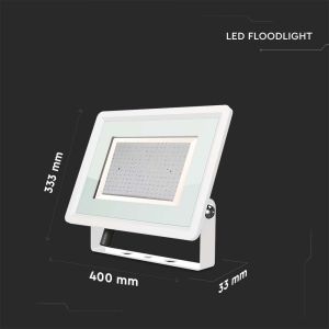 200W LED Floodlight SMD White Body 6400K F-CLASS