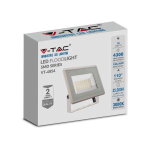 50W LED Floodlight SMD White Body 3000K F-CLASS