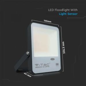 30W LED Sensor Day Light Floodlight SAMSUNG CHIP 100LM/W Black Body 4000K