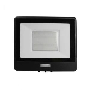 50W LED PIR Sensor Floodlight SAMSUNG CHIP Black Body 3000K