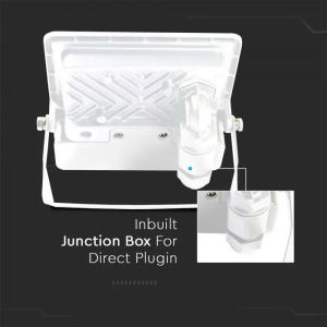 10W LED PIR Sensor Floodlight SAMSUNG CHIP White Body 3000K