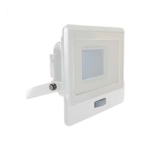 30W LED PIR Sensor Floodlight SAMSUNG CHIP White Body 3000K