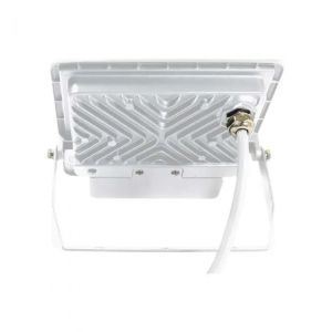 50W LED PIR Sensor Floodlight SAMSUNG CHIP White Body 3000K 1M Cable