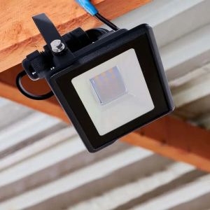 10W LED Floodlight SAMSUNG CHIP Black Body 4000K