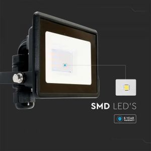 10W LED Floodlight SAMSUNG CHIP Black Body 4000K