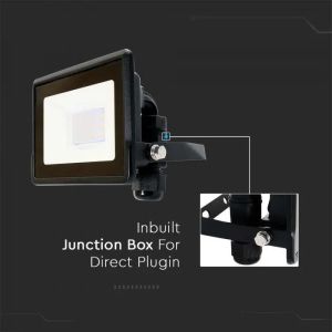 10W LED Floodlight SAMSUNG CHIP Black Body 4000K