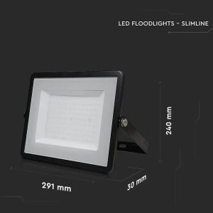 SKU 21412 100W LED Floodlight SMD SAMSUNG CHIP G2 Black Body 3000K V-TAC