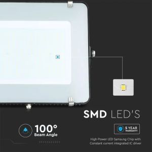 SKU 21419 200W LED Floodlight SMD SAMSUNG CHIP G2 Black Body 6500K V-TAC