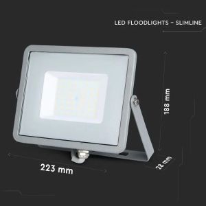 SKU 21464 50W LED Floodlight SMD SAMSUNG CHIP G2 Grаy Body 4000K V-TAC