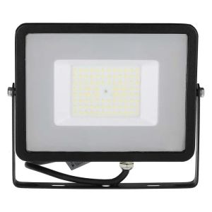 50W LED Floodlight SMD SAMSUNG CHIP G2 SLIM Black Body 4000K