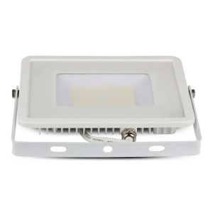 50W LED Floodlight SMD SAMSUNG CHIP G2 SLIM White Body 4000K