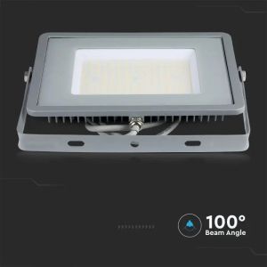 SKU 21770 100W LED Floodlight SMD SAMSUNG CHIP G2 SLIM Grey Body 4000K V-TAC