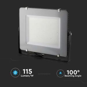 300W LED Floodlight SMD SAMSUNG CHIP G2 SLIM Black Body 4000K