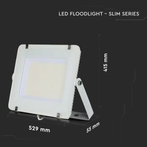 SKU 21793 300W LED Floodlight SMD SAMSUNG CHIP G2 SLIM White Body 4000K V-TAC