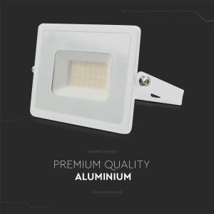 30W LED Floodlight SMD E-Series G2 White Body 4000K