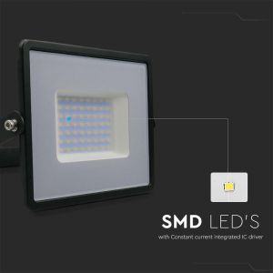 50W LED Floodlight SMD E-Series G2 Black Body 3000K