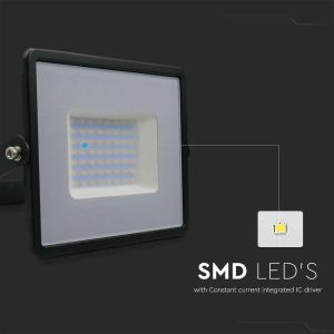 50W LED Floodlight SMD E-Series G2 Black Body 4000K