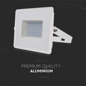 50W LED Floodlight SMD E-Series G2 White Body 4000K