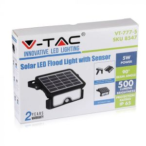 5W LED Solar Floodlight 4000K