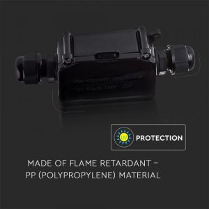 Waterproof Box With Terminal Block Black