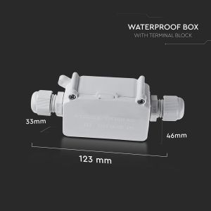 Waterproof Box With Terminal Block White